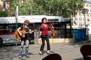 Gademusikanter i Rom
