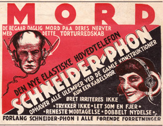 Annonce for Schneider-Phon i Radio Uge-Revue Annonce for Schneider-Phon i Radio Uge-Revue