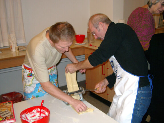Er du klar med limen? Ravioli-fremstilling