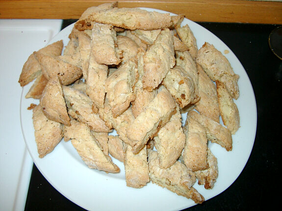 Hjemmebagte mandelkager - biscotti