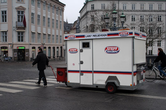 Transportabel p&oslash;lsevogn