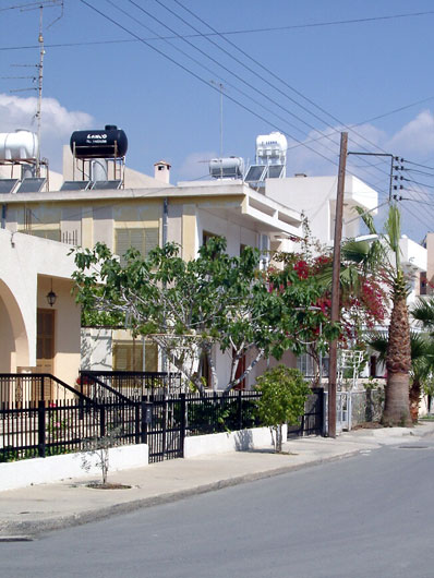 Houses in Larnaca.