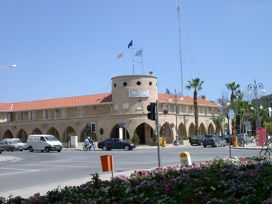 Politistationen i Larnaca.