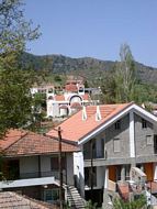 The village Kakopetria in the Troodos mountains