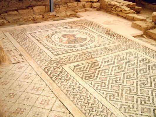 Floor mosaic in Kourion
