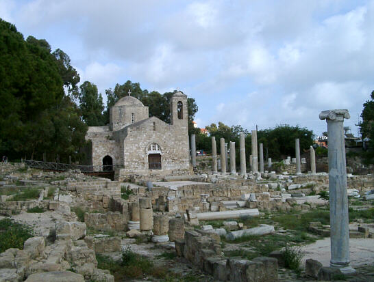 Agia Kyriaki kirken i Paphos p&aring; Cypern