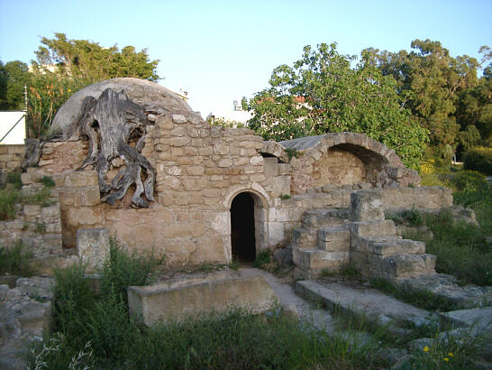 Ruin ved De frankiske Bade i Paphos p&aring; Cypern