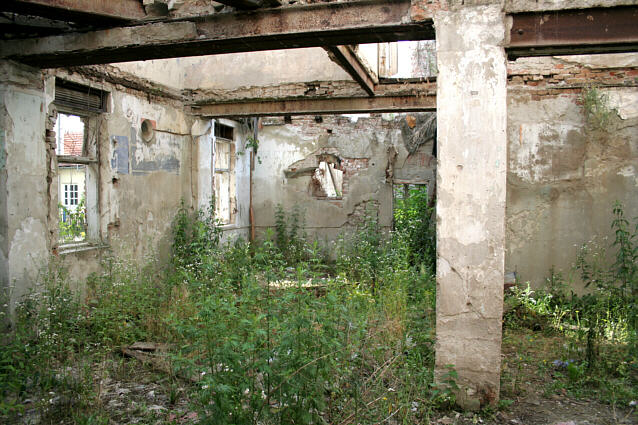 Bombed house in Vukovar
