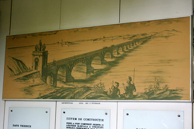 Trajan's Bridge across the Danube