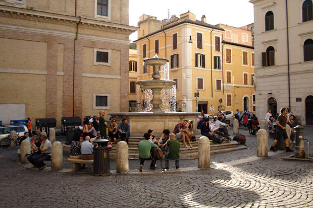 Piazza della Madonna dei Monti i Rom