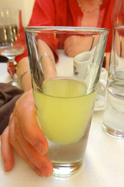 Gavmildt sk&aelig;nket limoncello