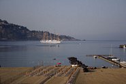 5-mastet krydstogtskib i Giardini Naxos