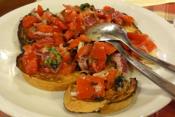 Bruschette Taverna Naxos