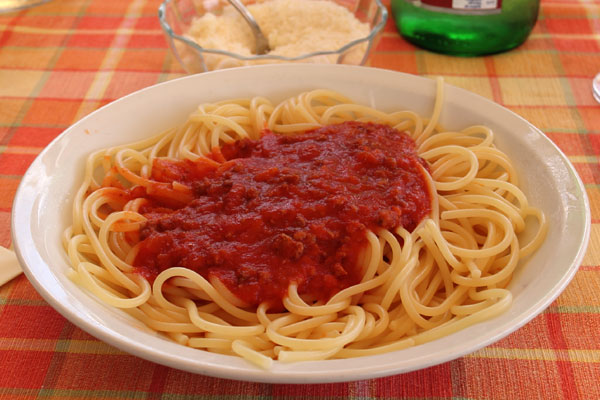 Spaghetti al ragout