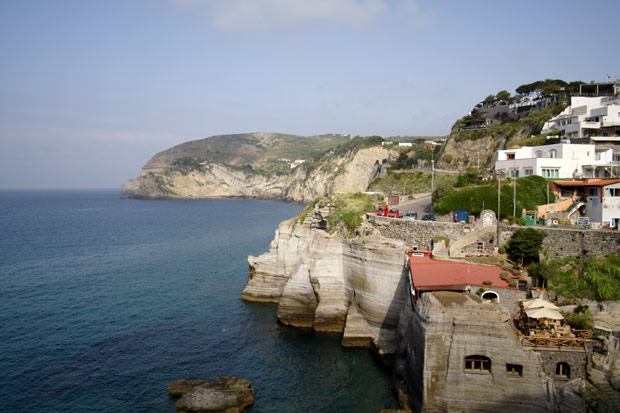 Ischia's steep south coast near Sant'Angelo