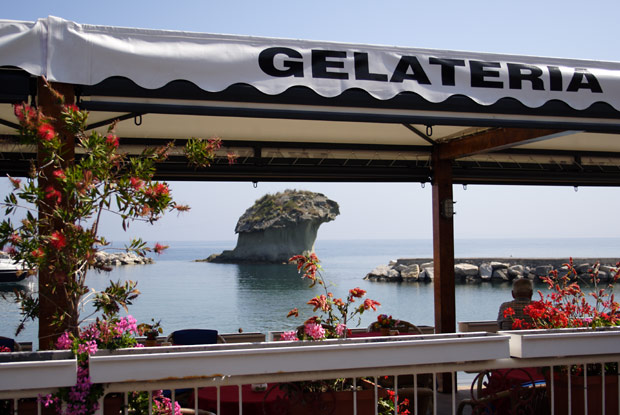 Rock in the sea outside Lacco Ameno