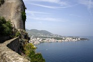 Ischia Ponte seen from Castello Aragonese's northern parapet