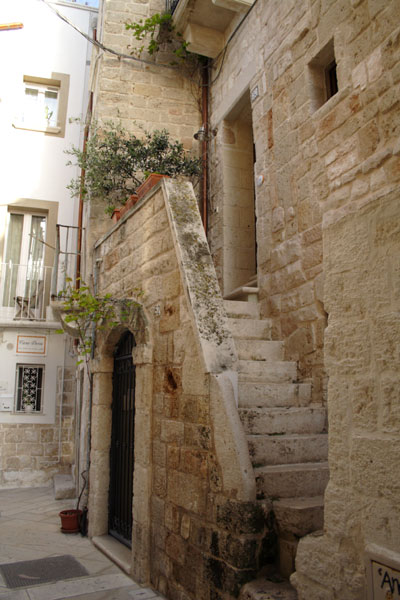 Stentrappe i Polignano a Mare