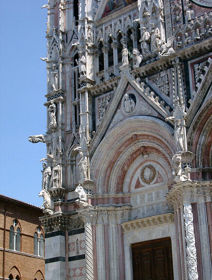 The cathedral in Siena