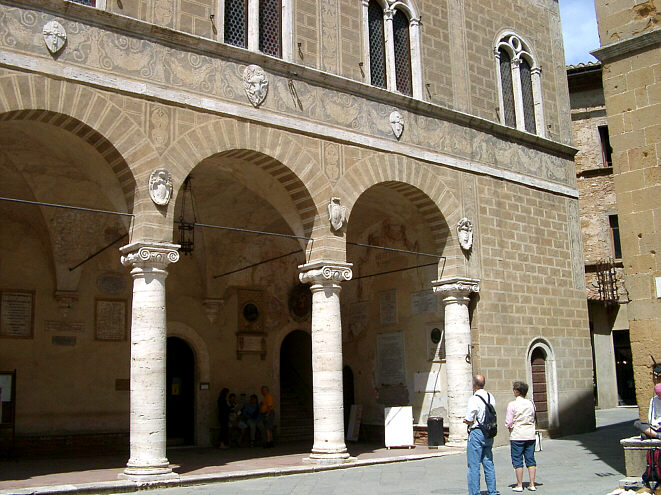 From the square in Pienza