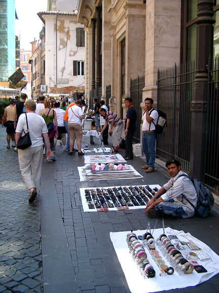 Hawkers in Rome