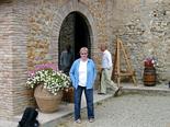 Helle outside the tasting room