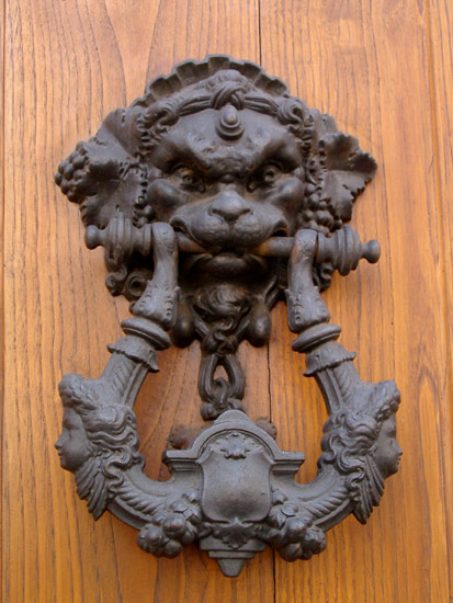 Knocker in Rome.