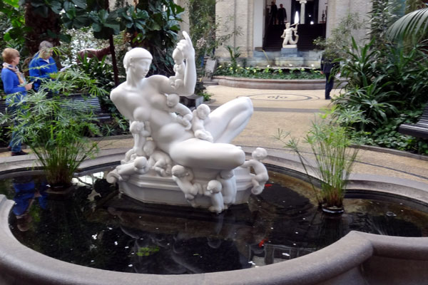 Fra Glyptotekets vinterhave