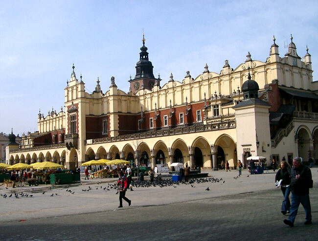 The market hall in Krakow, 2005