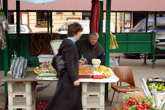 Gr&oslash;ntmarked i Krakows j&oslash;diske kvarter