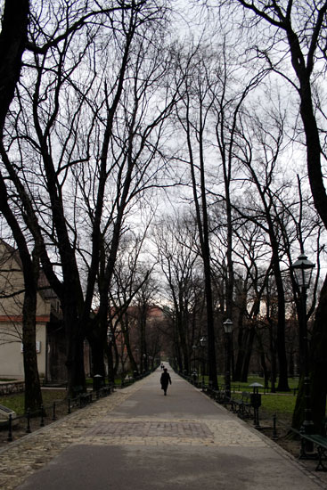 Parken i Krakow