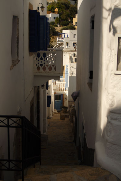 Gyde med trapper i Platanos