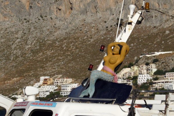 Galionsfigur p&aring; Telendos Star