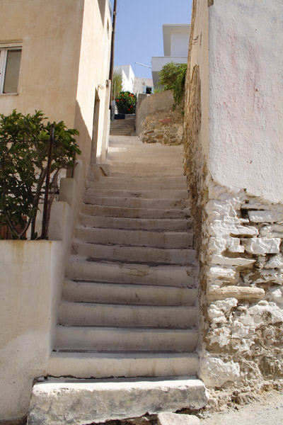Stairs in Platanos in Leros