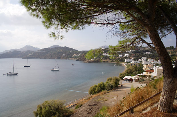 Vromolithos Bay på Leros