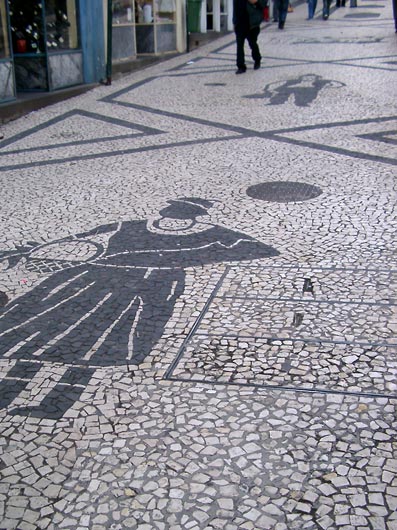 Pavement mosaic in Funchal