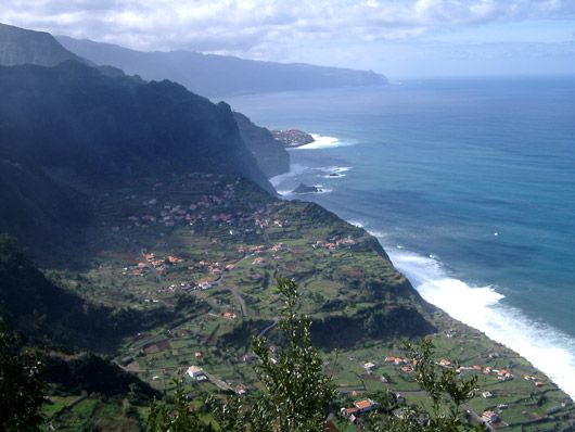 Madeira's northern coast.