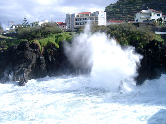 Porto Moniz in Madeira.
