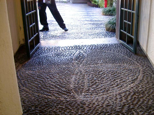 Floor mosaic in Funchal.