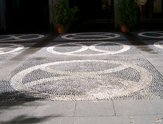 Pavement mosaic in Funchal