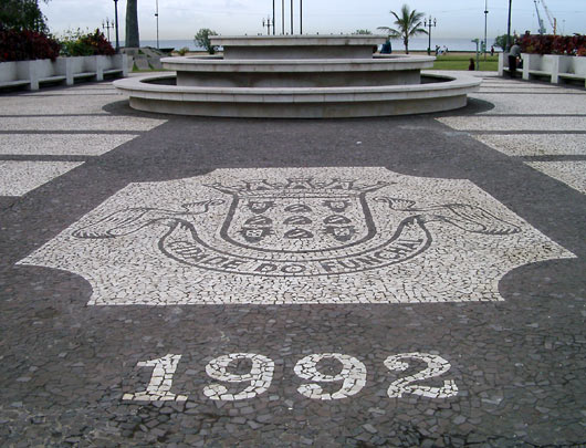 Mosaic with Funchal's coat of arms