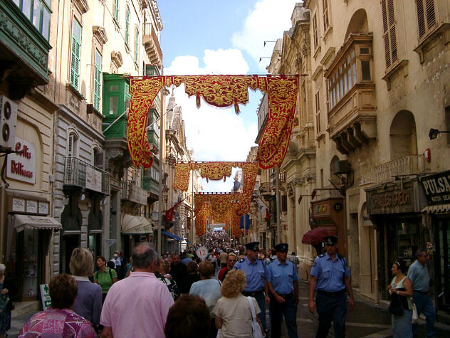 Republic Street i Valletta