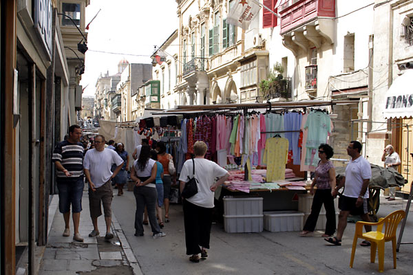 Merchant Street i Valletta