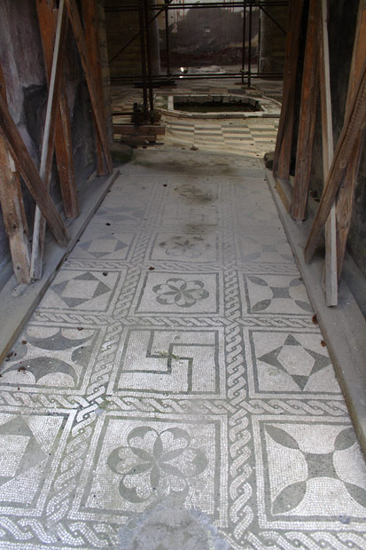 Casa dell�Atrio e Mosaico i Herculaneum