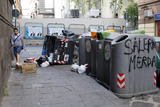 Affald i Napoli