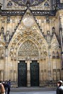 Door in St. Vitus Cathedral