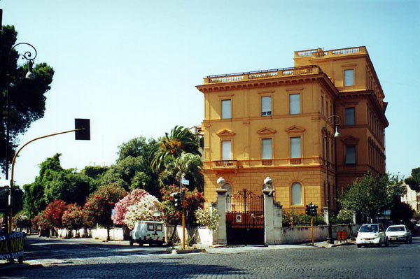 Hus n&aelig;r Borghese parken