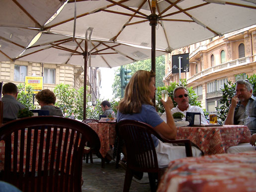 Restaurant at Largo di Torre Argentina in Rome