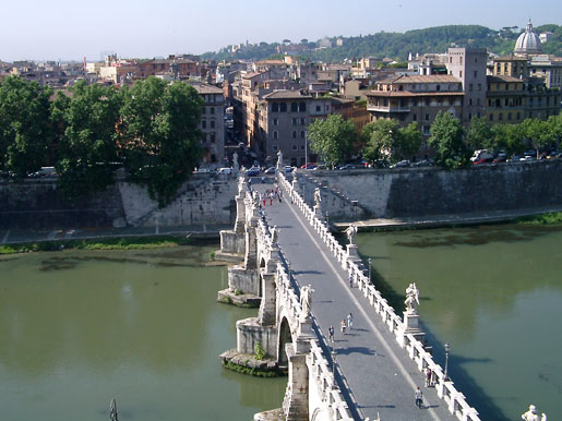 St. Angelo Bridge in Rome