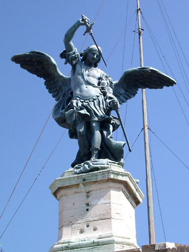 Angel on top of Castel Sant'Angelo
